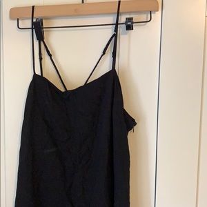 Black wide leg jumper
